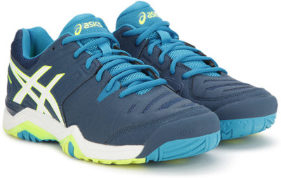 

Asics GEL-CHALLENGER 10 Tennis Shoe For Men(Blue, 5801