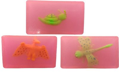 

Happy Baby Luxurious Kids-Soap in toys pink-soap-27(300 g, Pack of 3)