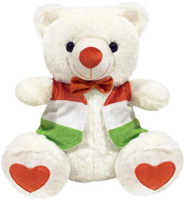

Ultra Independence Day Special Teddy Bear - 15 inch(Tricolour)