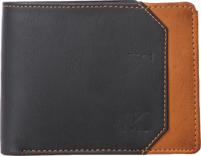 

Styler King Men Black, Tan Artificial Leather Wallet(3 Card Slots)