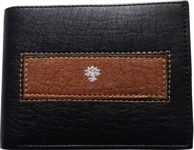 

Kings Men Black Artificial Leather Wallet(3 Card Slots)