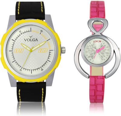 View LOREM VL43LR205 New Latest Stylish Designer Leather Belt Attractive Different Combo Watch  - For Men & Women Wrist Watches Price Online(LOREM)