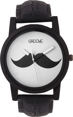 

Groove Mustaches Analogue Watch - For Men