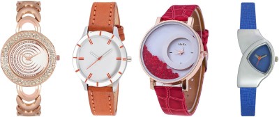 Keepkart GLORY Stylish Dial Multicolour Combo 667473Designer Latest Watches For Woman And Girls Watch  - For Women   Watches  (Keepkart)