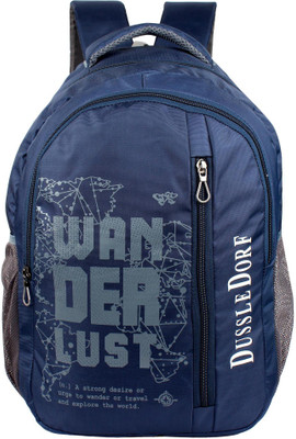 Dussledorf Blue Laptop Backpack 24 L Laptop Backpack(Blue)