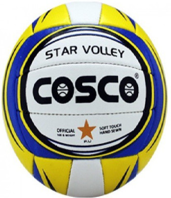 

Cosco STAR VOLLEYBALL Volleyball - Size: 4(Pack of 1, Multicolor)
