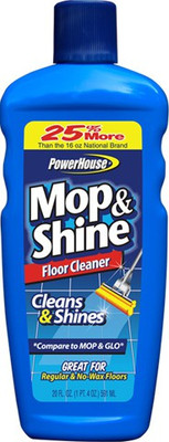 

PowerHouse® A USA Made Product PowerHouse® Mop & Shine Floor Cleaner 591mL, Cleans & Shines regular(591 ml)