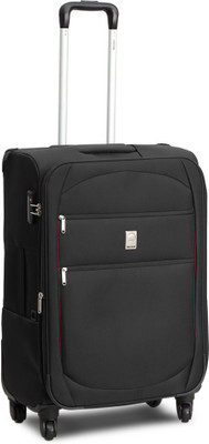 

Delsey Trip 68Cm 4-WHEEL Trol CASE TSA Medium Briefcase - For Men & Women(Black)