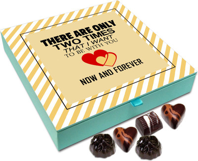 

Chocholik Gift Box - I Want To Be With You Now And Forever Chocolate Box - 9pc Truffles(108 g)