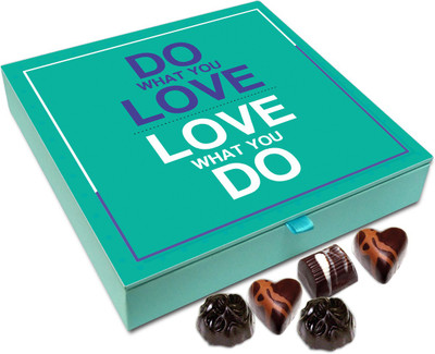 

Chocholik Gift Box - Do What You Love Chocolate Box - 9pc Truffles(108 g)