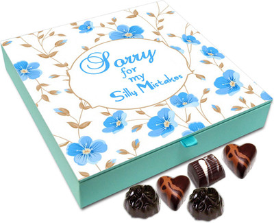 

Chocholik Gift Box - Sorry For My Silly Mistakes Chocolate Box - 9pc Truffles(108 g)