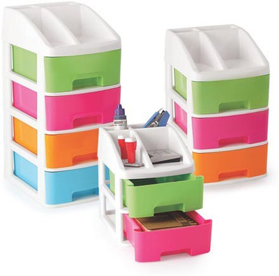 

Wud Kraft Plastic Free Standing Chest of Drawers(Finish Color - multicolor)