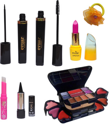 

Evuar Complete Mini MakeUp Combo (7 in 1)(Set of 7)