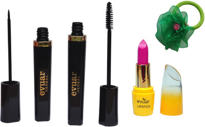 

Evuar Lipstick, Eyeliner, Mascara and Band(Set of 4)