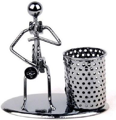 

Riddhi Siddhi 1 Compartments Galvanised Iron Pen Stand(Metal)