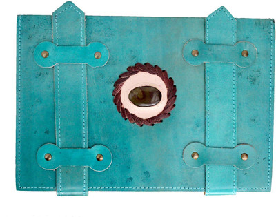 

Pranjals House A5 Notebook(journal leather diary, Blue)