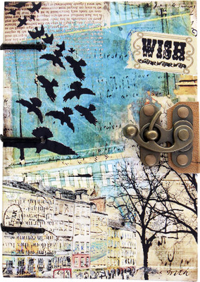 

Craft Play A5 Diary(Handmade Diary With Lock, Multicolor)