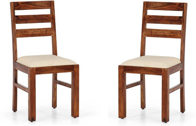 

Handicraft Bazar Handicraft Bazar HBDC06 - Horlin Standard Dining Chair Solid Wood Dining Chair(Set of 2, Finish Color - Walnut)