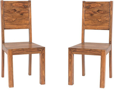 

Handicraft Bazar Handicraft Bazar HBDC02 - Backy Wooden Dining Chair Solid Wood Dining Chair(Set of 2, Finish Color - Warm Walnut)