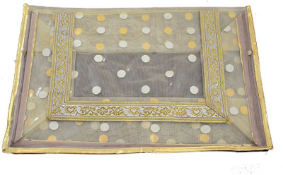 

MOTHERLAND Garments Packing Cover Designer Golden Dotted Transparent MLGSC(Golden)