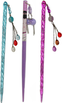 

Vatsalya Creation combo of juda sticks Bun Stick(Multicolor)