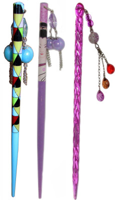 

Vatsalya Creation combo of juda sticks Bun Stick(Multicolor)