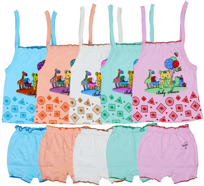 Fashion Biz Baby Boys & Baby Girls Casual Top Shorts(Multicolor) Fashion Biz Baby Boys & Baby Girls Casual Top Shorts(Multicolor)