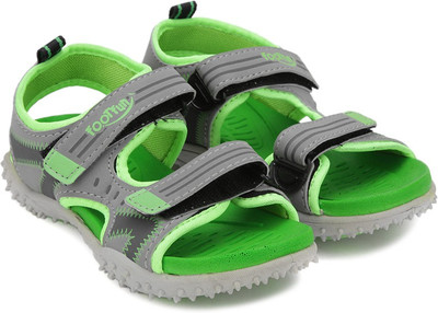

Footfun by Liberty Boys & Girls Velcro Sports Sandals(Green