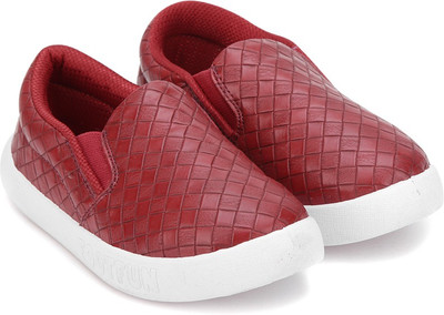 

Footfun by Liberty Boys & Girls Slip on Moccasins(Red, Cherry