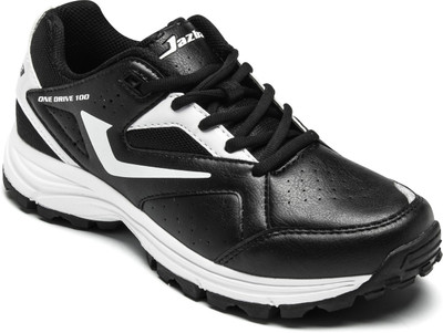 

Jazba Boys & Girls Lace Cricket Shoes(Black