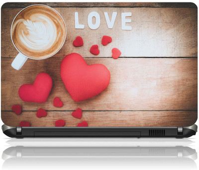 

The Print Cart LOVE WITH COFFEE Vinyl Laptop Decal 15.6
