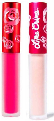 

Lime Crime set of 2 lipsticks(bleached, pink velvet)(Multi Color)