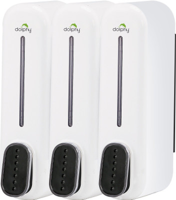 

Dolphy Set of 3 Abs 300 ml Soap, Shampoo Dispenser(White)