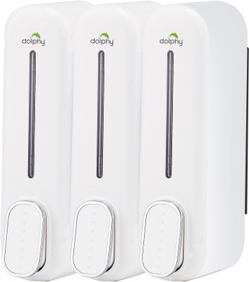 

Dolphy Abs Set of 3 300 ml Soap, Shampoo Dispenser(White)