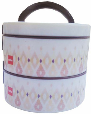 

Cello Decker 2 Containers Lunch Box(800 ml), Brown