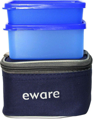 

Eware Royal Nano 2 Containers Lunch Box(900 ml), Blue