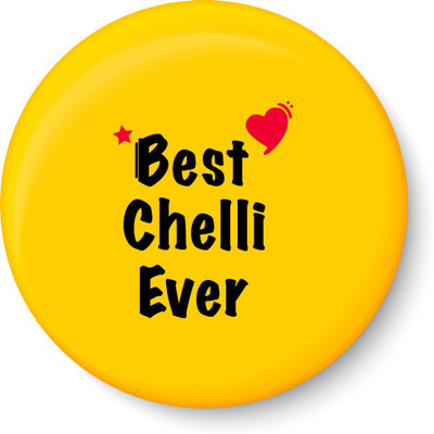 

Peacockride Best Chelli Ever Fridge Magnet Fridge Magnet Pack of 1(Multicolor)