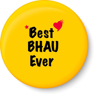 

Peacockride Best BHAU Ever Fridge Magnet Fridge Magnet Pack of 1(Multicolor)