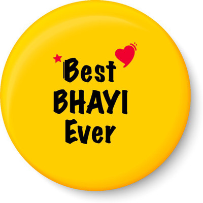 

Peacockride Best BHAYI Ever Fridge Magnet Fridge Magnet Pack of 1(Multicolor)
