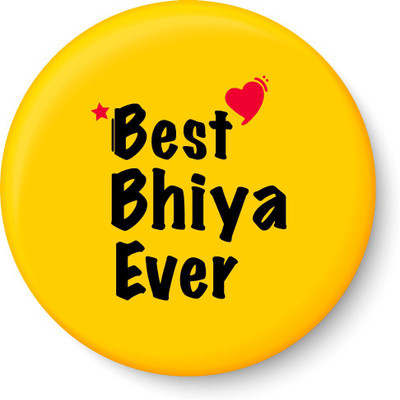 

Peacockride Best Bhiya Ever Fridge Magnet Fridge Magnet Pack of 1(Multicolor)