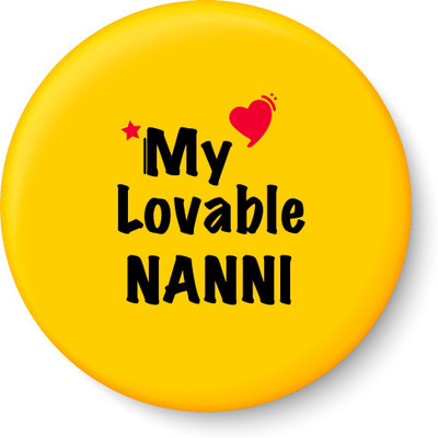 

Peacockride My Lovable NANNI Fridge Magnet Fridge Magnet Pack of 1(Multicolor)