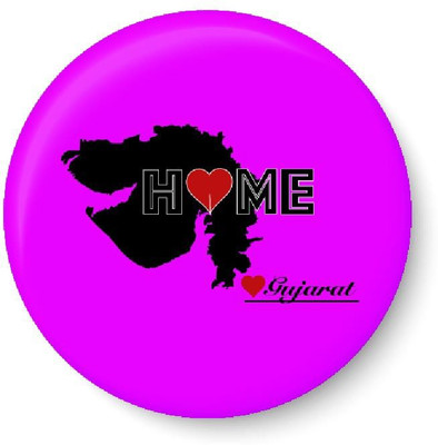 

Peacockride Gujarat Home Love Fridge Magnet Fridge Magnet Pack of 1(Multicolor)