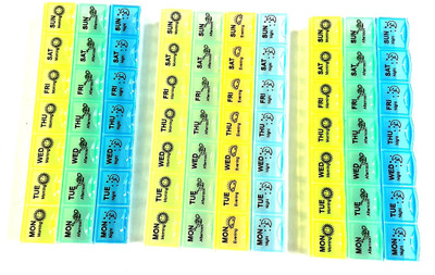 

medlycare india Set Of 3 Medicine Reminder Box Medicine Dispenser