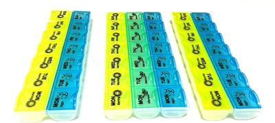 

medlycare india Set Of 3 , Medicine Reminder Box Medicine Dispenser