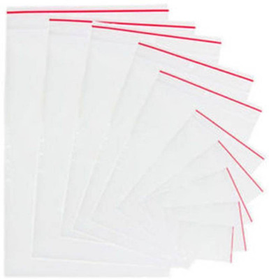

Babji 7 x 10 Inch 100 Pcs Plastic Zip lock Zip Seal Pouch Security Bag( Pack of 100
