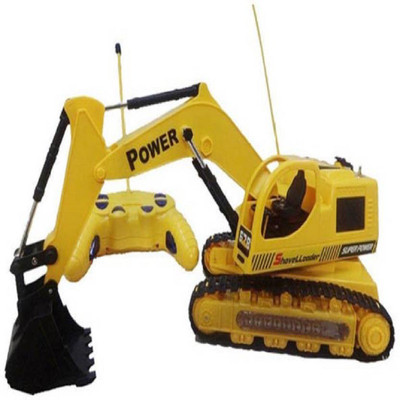 Shy Products Remote Control Chargeable JCB Loader, [Yellow](Yellow)
