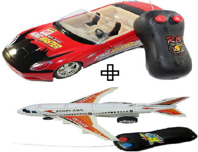 

MN OVERSEAS Remote Control King Master with Remote control Plane for kids(Multicolor)