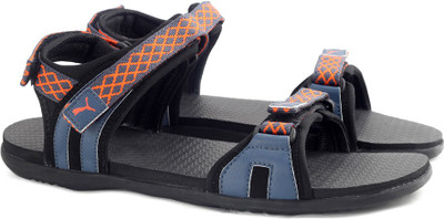 

Puma Men Puma Black-Blue Wing Teal Sports Sandals