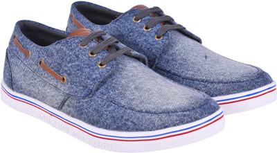 

Walkjump premium canvas shoes,corporate casuals, lifestyle Sneakers For Men(Blue