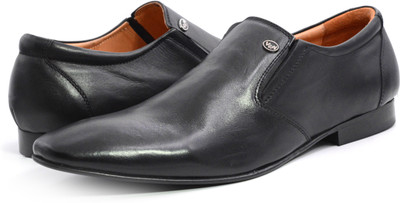 

Vince & Nancy G-121 Formal Shoes Genuine Leather Slip On For Men(Black